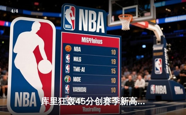 库里狂轰45分创赛季新高 勇士加时险胜凯尔特人扳平总比分 - 4